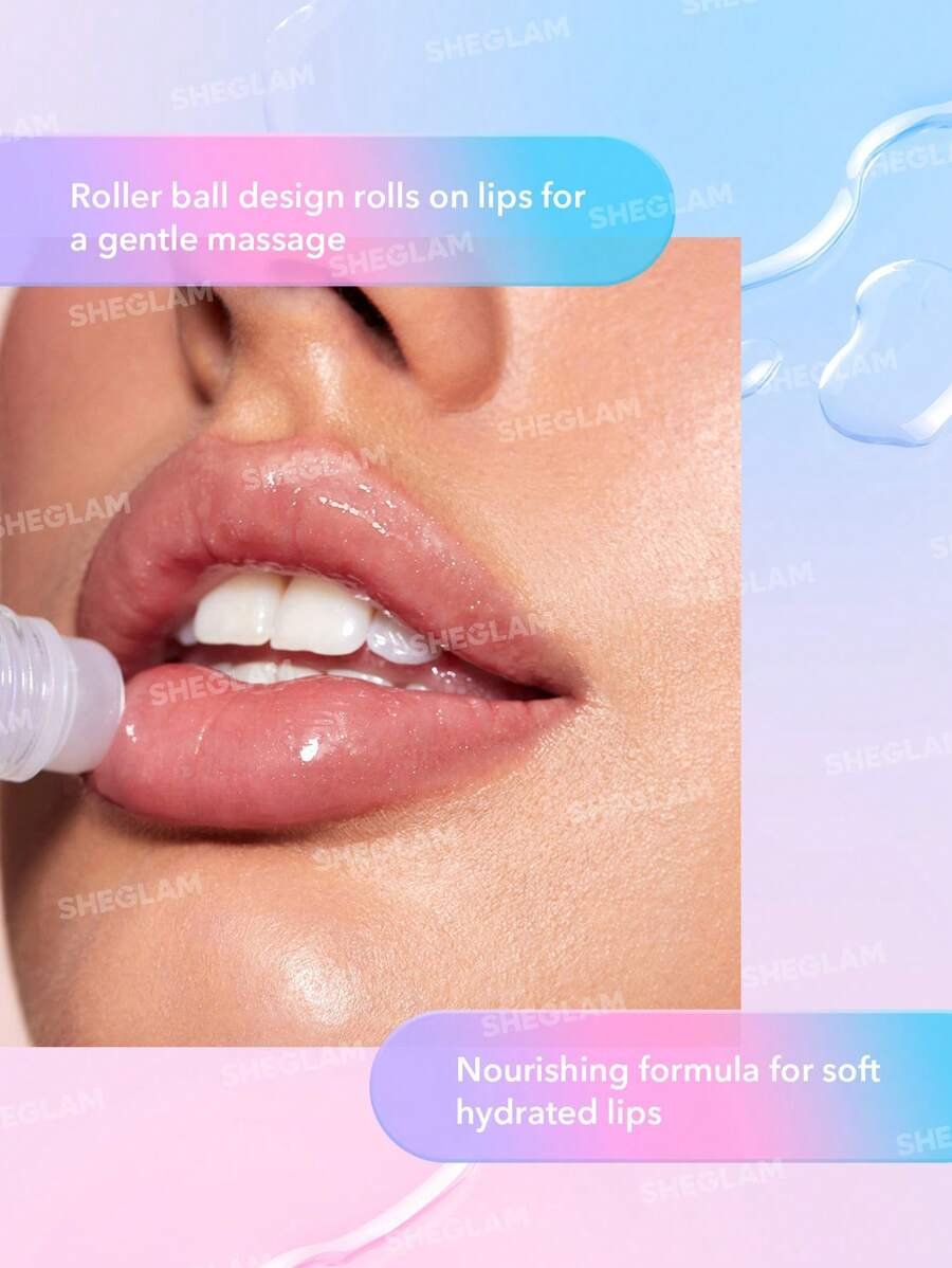 SHEGLAM زيت الشفاه Good Times Roll Ball-In Full Swing Clear Plumping Lip Care High Shine Finish Non Stick Sleep Mask Moisturizing Roller Ball Applicator Li Makeuplip Gloss حفل التخرج عيد ميلاد عطلة صيف خريف واي تو كيه أنيق أزياء نساء علامة تجارية مكياج مستحضرات تجميل الجمال حفلة شاطئ بحر سفر تخييم في الهواء الطلق مدرسة حرم جامعي رحلة مهرجانات ديكور هدية هدية وردة فتاة تنكر أفضل لون سحر أجواء - الصورة 5