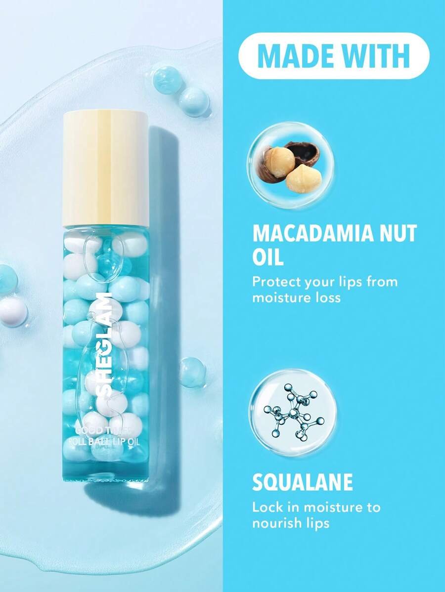 SHEGLAM زيت الشفاه Good Times Roll Ball-In Full Swing Clear Plumping Lip Care High Shine Finish Non Stick Sleep Mask Moisturizing Roller Ball Applicator Li Makeuplip Gloss حفل التخرج عيد ميلاد عطلة صيف خريف واي تو كيه أنيق أزياء نساء علامة تجارية مكياج مستحضرات تجميل الجمال حفلة شاطئ بحر سفر تخييم في الهواء الطلق مدرسة حرم جامعي رحلة مهرجانات ديكور هدية هدية وردة فتاة تنكر أفضل لون سحر أجواء - الصورة 10