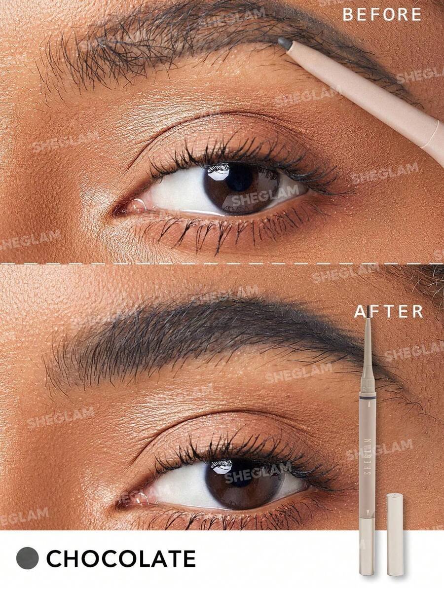 SHEGLAM قلم حواجب 2 في 1 من Brows On Demand-قلم حواجب سائل مقاوم للماء بلون بني فاتح مقاوم للعرق ومضاد للزيوت وملء طبيعي للحواجب وتحديد الحواجب وكريم جل مكياج حواجب وعيد الميلاد حفل التخرج عيد ميلاد عطلة صيف خريف واي تو كيه أنيق أزياء نساء علامة تجارية مكياج مستحضرات تجميل الجمال حفلة شاطئ بحر سفر تخييم في الهواء الطلق مدرسة حرم جامعي رحلة مهرجانات ديكور هدية هدية وردة فتاة تنكر أفضل لون سحر أجواء - Image 13